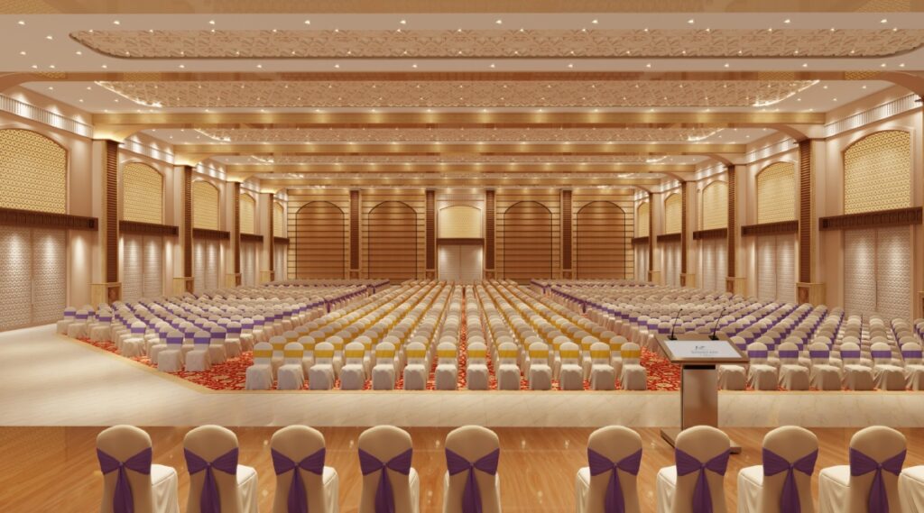 Rio World set for a large wedding reception