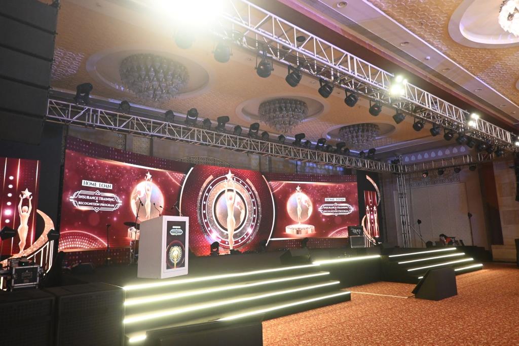 Corporate conference setup at Resort Rio, Goa